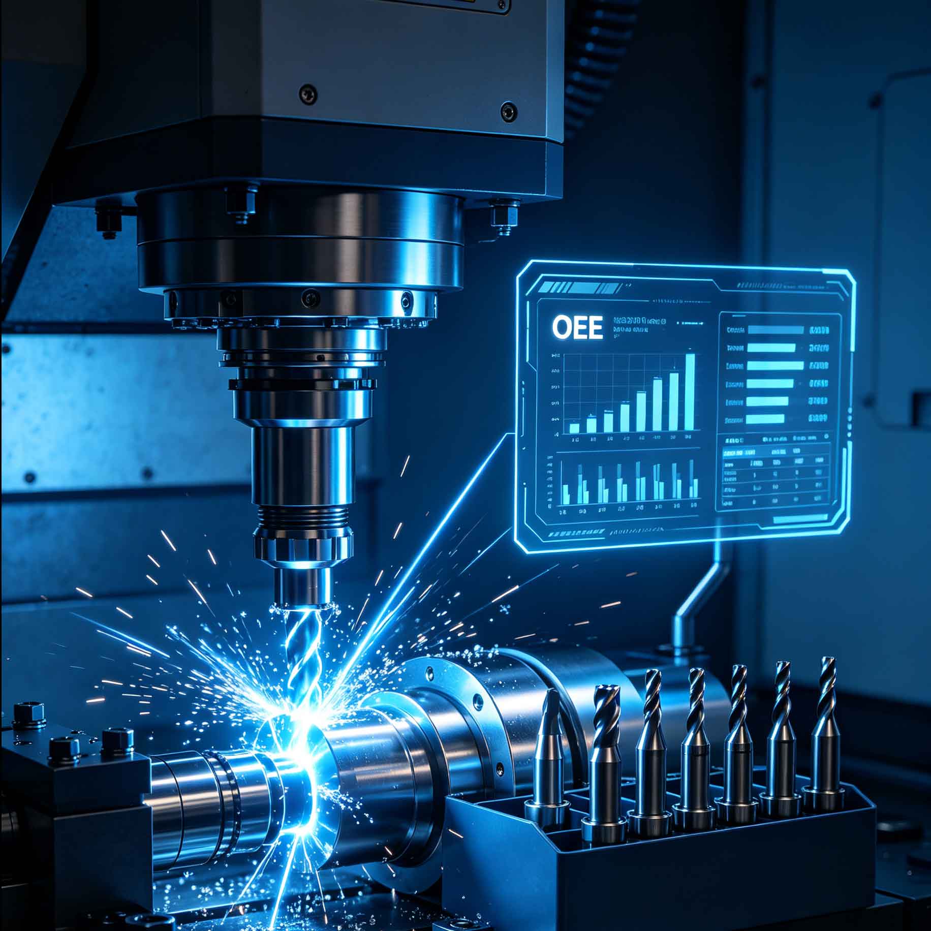 CNC 五金厂刀具管理与 OEE 提升实战